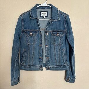 Forever 21 Blue Classic Jean Jacket